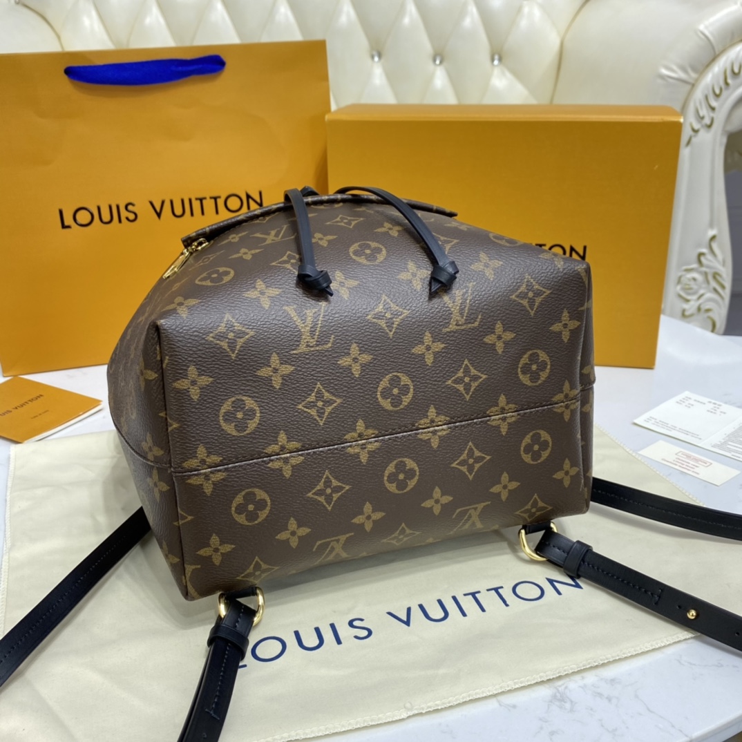 Louis Vuitton MONTSOURIS PM BACKPACK Monogram M45515 Black 